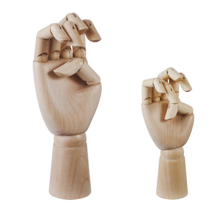 Hay wooden hand medium