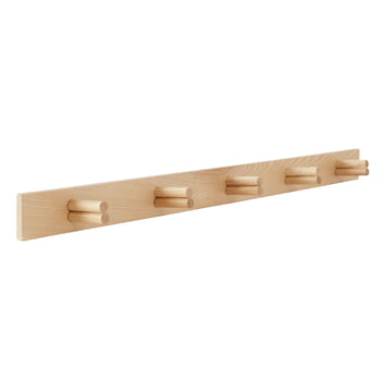 Hübsch Interior - Coat hook with shelf 3 hooks, oak